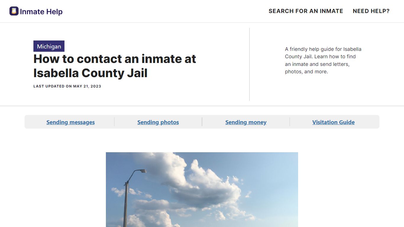 How to contact an inmate at Isabella County Jail - Inmate Help